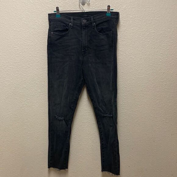 BDG Exposed Knee High Rise Crop Twig 31 - Picture 1 of 6